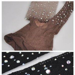 Nude sparkle stockings